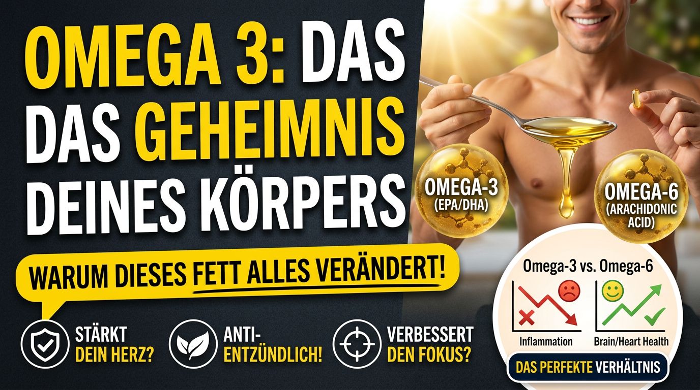 Omega 3 Fette, so wichtig für Dich und Deinen Körper - Omega 3 vs Omega 6